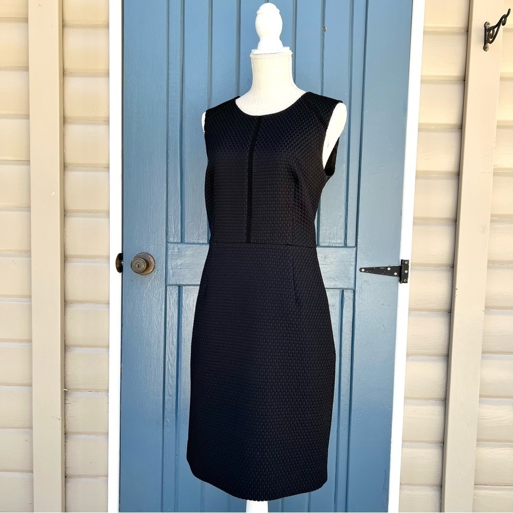 J Crew Petite Portfolio Dress in Black Size 8 T